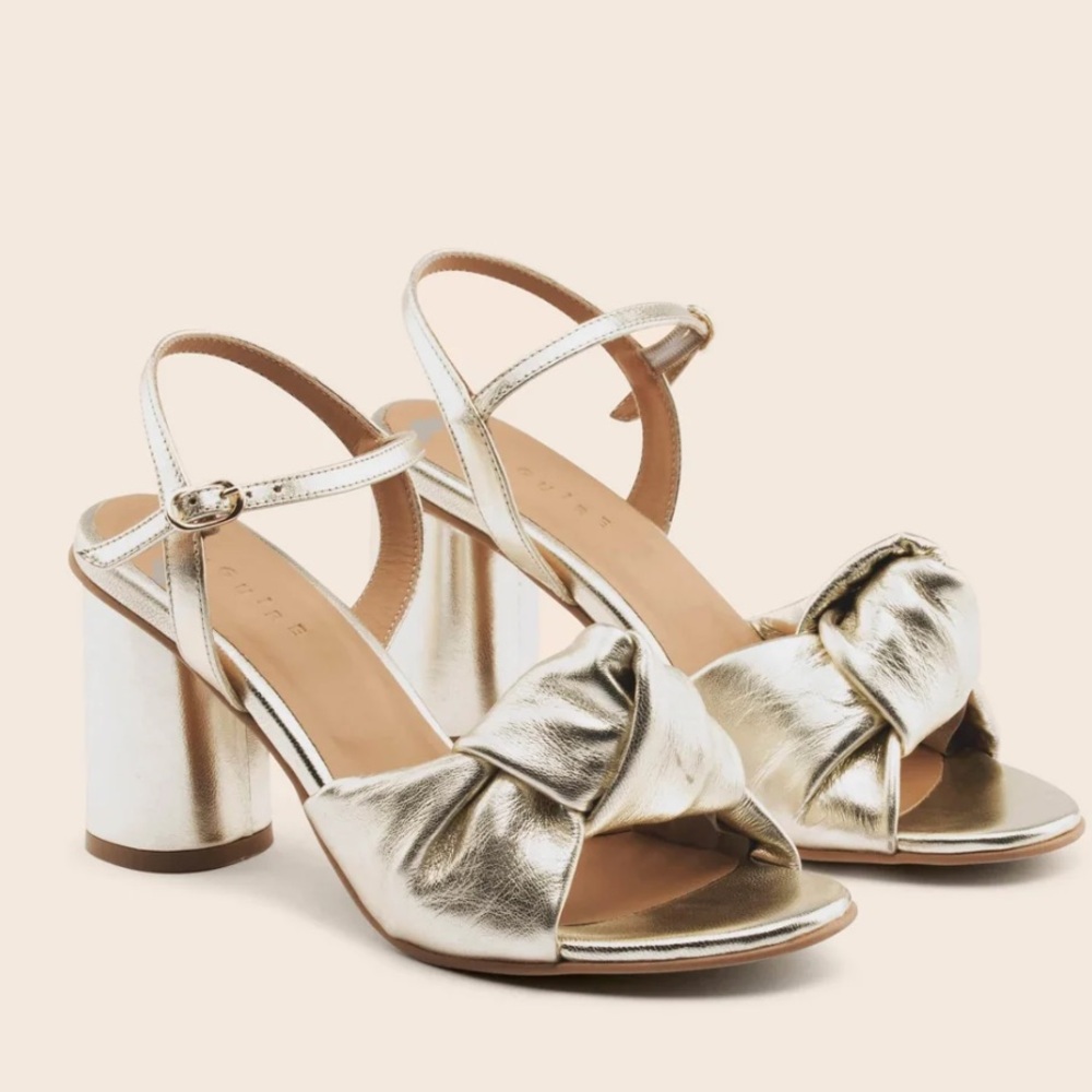 Elegant Gold Women's Sandals